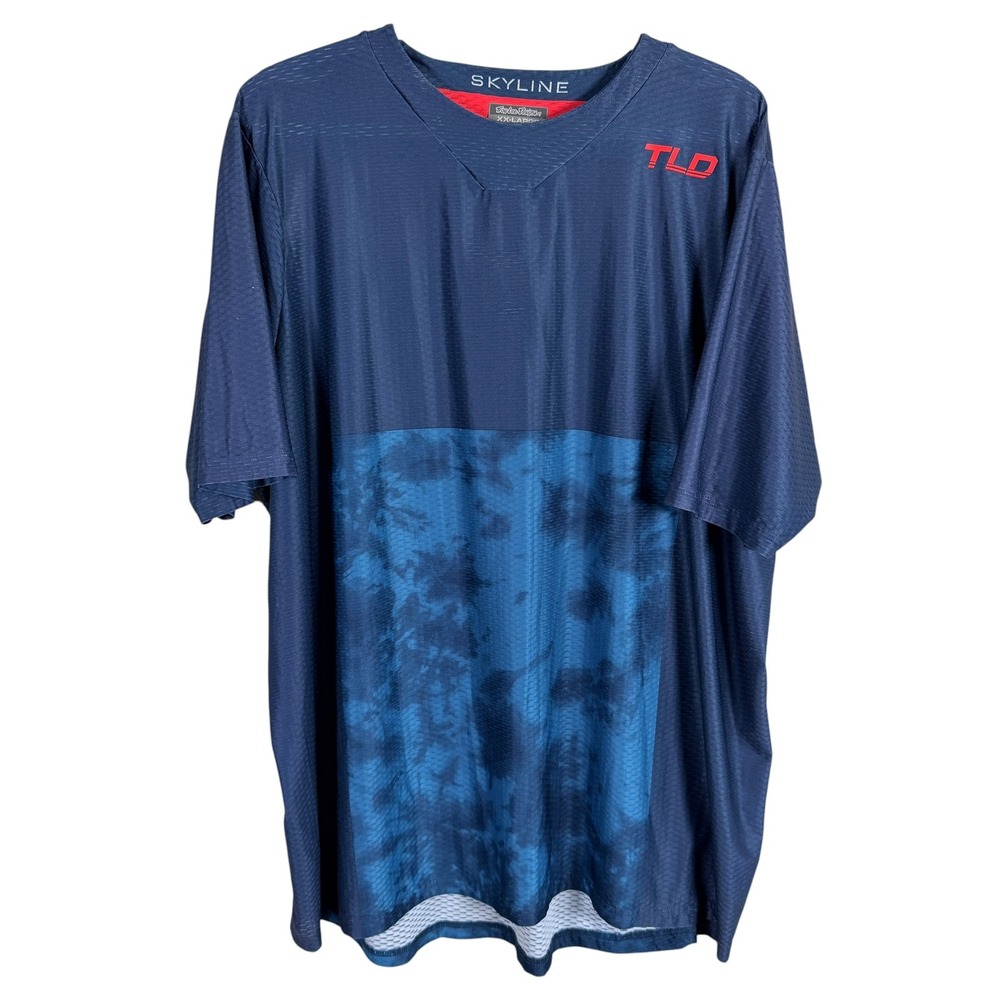 Troy Lee Designs Skyline Riding Jersey Mens 2XL Blue Mountain Biking Cycling